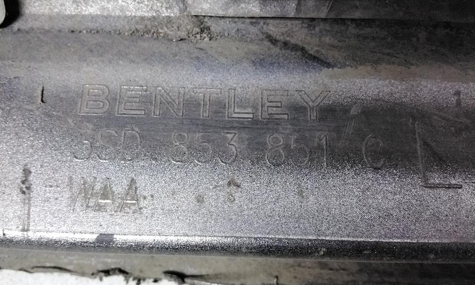 Накладка порога левого Bentley Continental GT 3