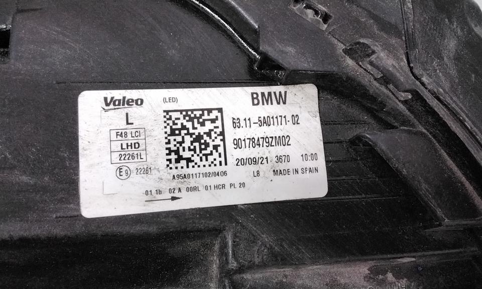 Фара передняя левая BMW X1 F48 Restail LED