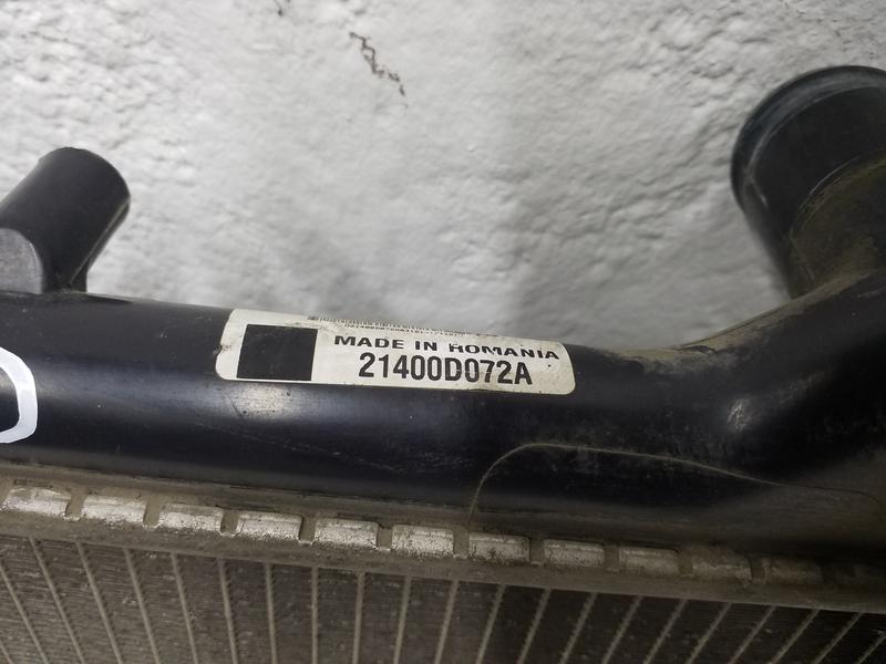 Радиатор охлаждения двигателя Mitsubishi Outlander 3