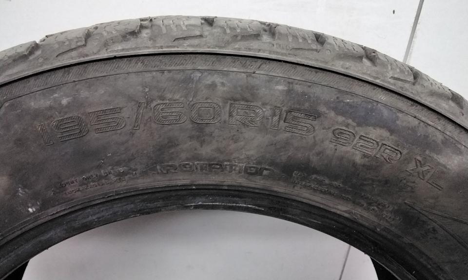 Шина зимняя не шипованная Nokian Hakkapeliitta R2 195/60 R15