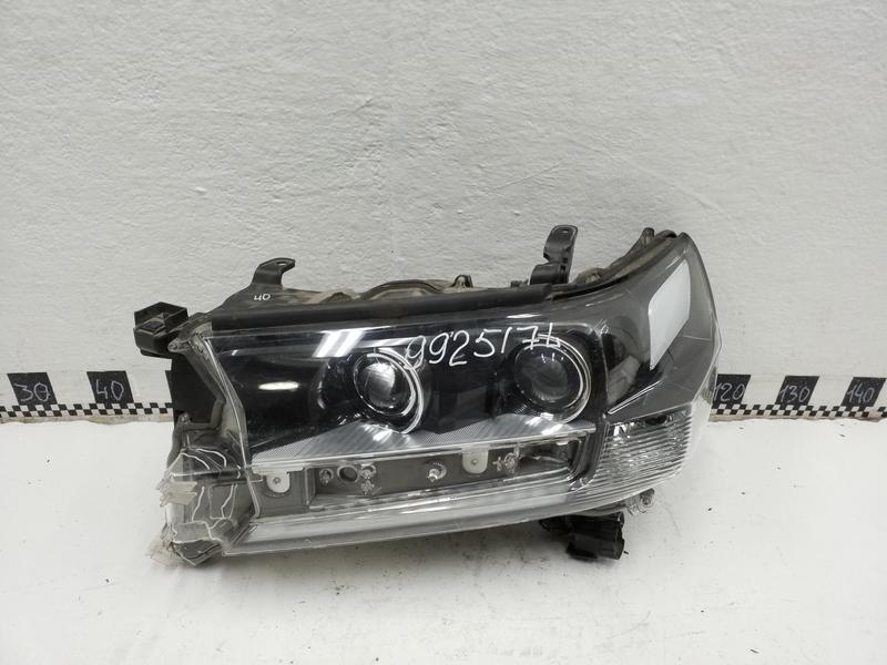Фара передняя левая Toyota Land Cruiser 200 Restail 2 Executive black LED
