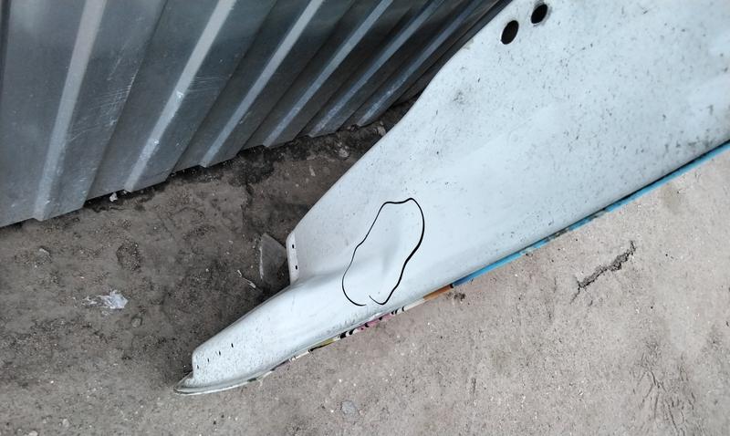 Дверь задняя правая сдвижная Peugeot Traveller глухая