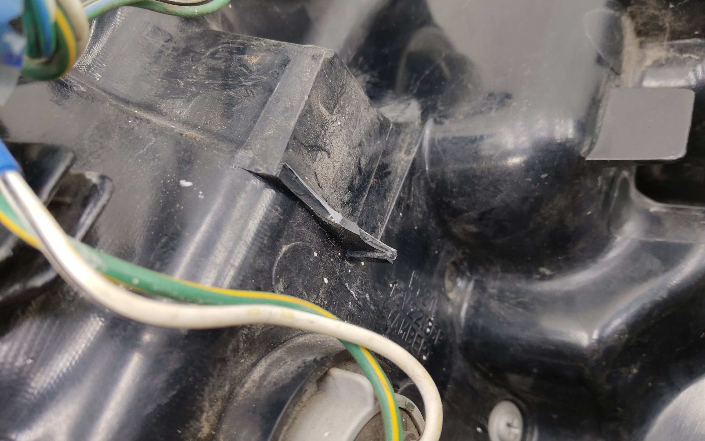 Фонарь задний левый наружный Mitsubishi Outlander 3 Restail 2 LED