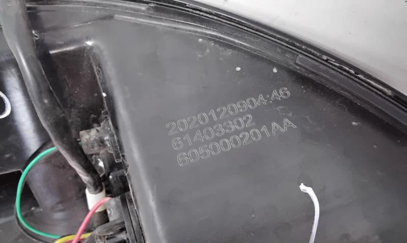Фонарь задний левый наружный Chery Tiggo 7 Pro