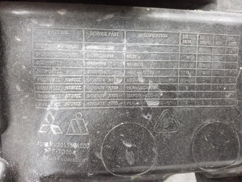 Бампер передний Mitsubishi Outlander 3 Restail 3