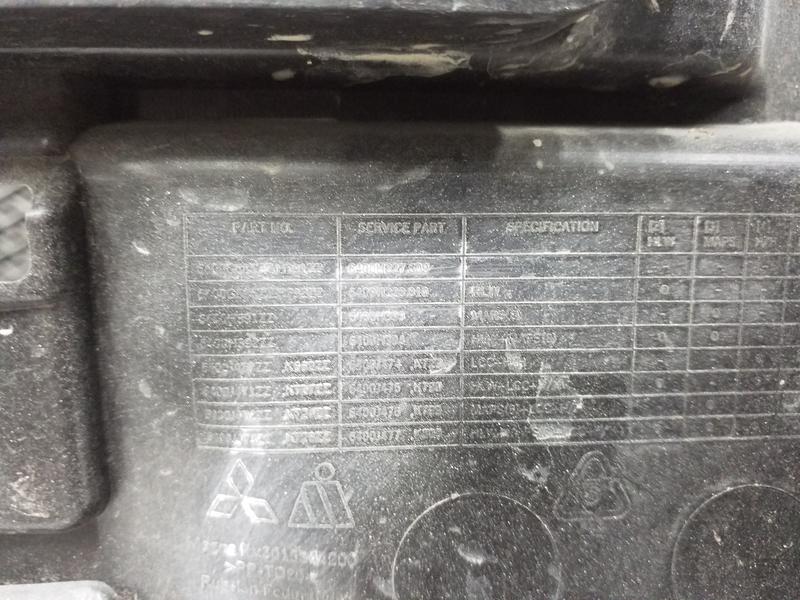 Бампер передний Mitsubishi Outlander 3 Restail 3