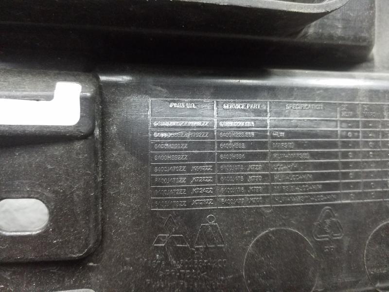 Бампер передний Mitsubishi Outlander 3 Restail 3