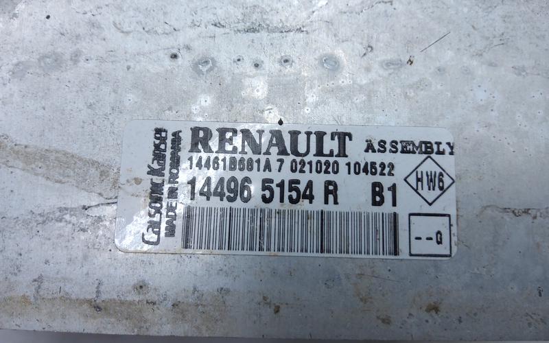 Радиатор турбины "интеркулер" Renault Kaptur