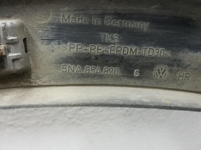 Накладка крыла заднего правого Volkswagen Tiguan 2