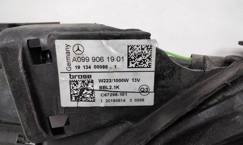 Диффузор вентилятора радиатора Mercedes Benz S-klasse W222