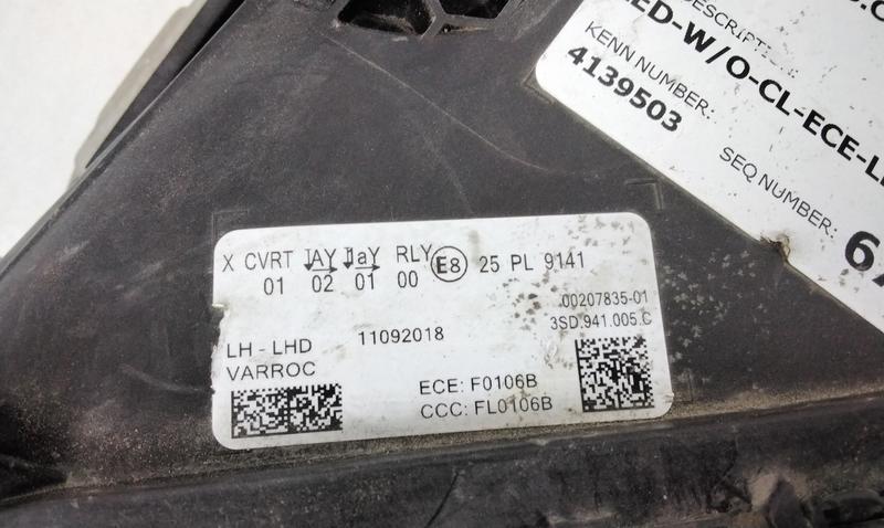 Фара передняя левая Bentley Continental GT 3 LED