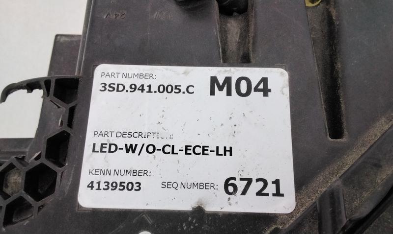 Фара передняя левая Bentley Continental GT 3 LED