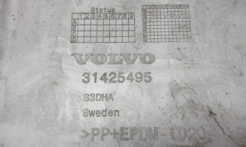 Накладка переднего бампера Volvo XC60 Restail