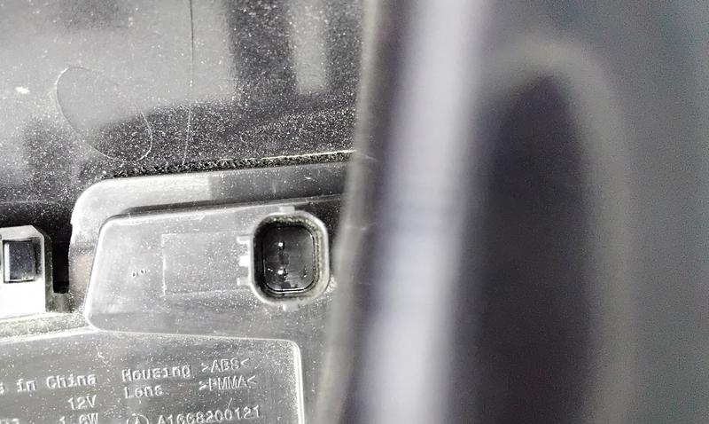 Крышка зеркала левого Mercedes-Benz M-klasse W166