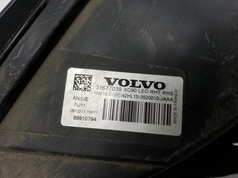 Фара передняя правая Volvo XC90 2 LED адаптив