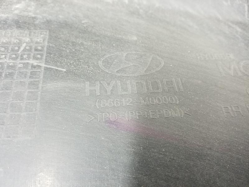 Юбка заднего бампера Hyundai Creta 1