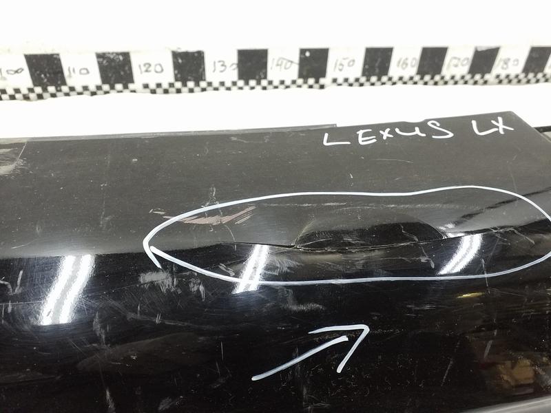Накладка заднего бампера правая Lexus LX 3 Restail 2 " TRD Superior "