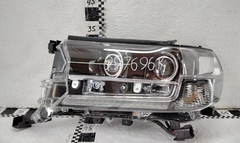 Фара передняя левая Toyota Land Cruiser 200 Restail 2 Executive black LED