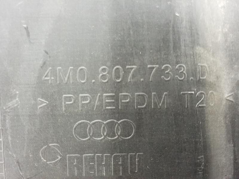 Накладка переднего бампера Audi Q7 2