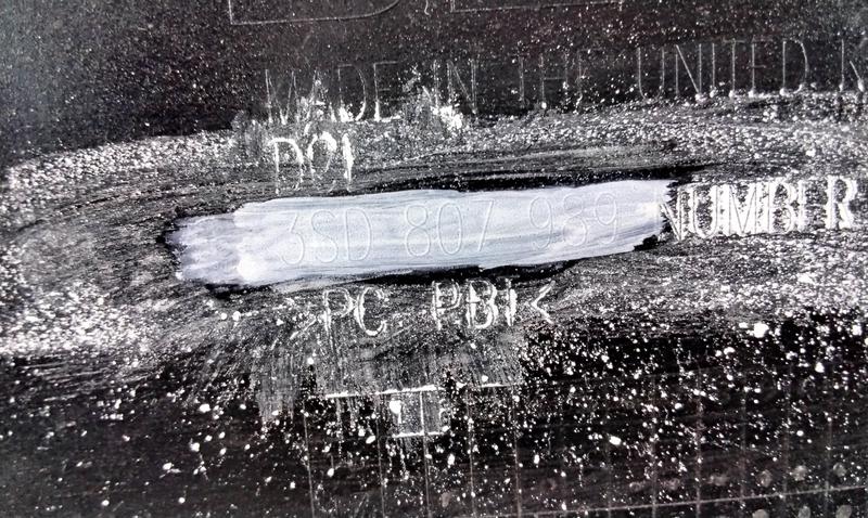 Накладка заднего бампера под номерной знак Bentley Continental GT 3