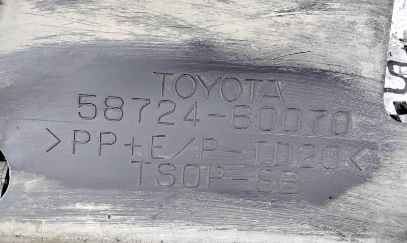 Пыльник заднего бампера правый Toyota Land Cruiser 200 Restail 2