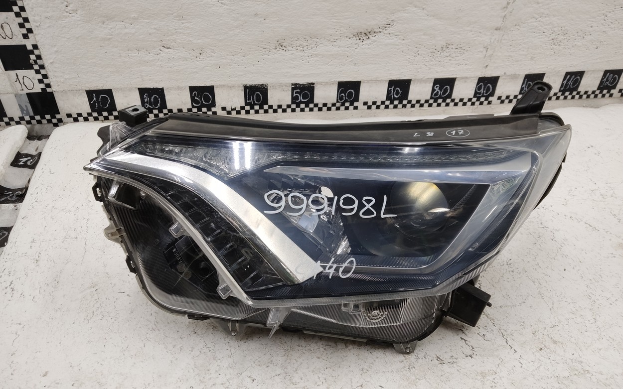 Фара передняя левая Toyota RAV4 CA40 Restail галоген линза ДХО