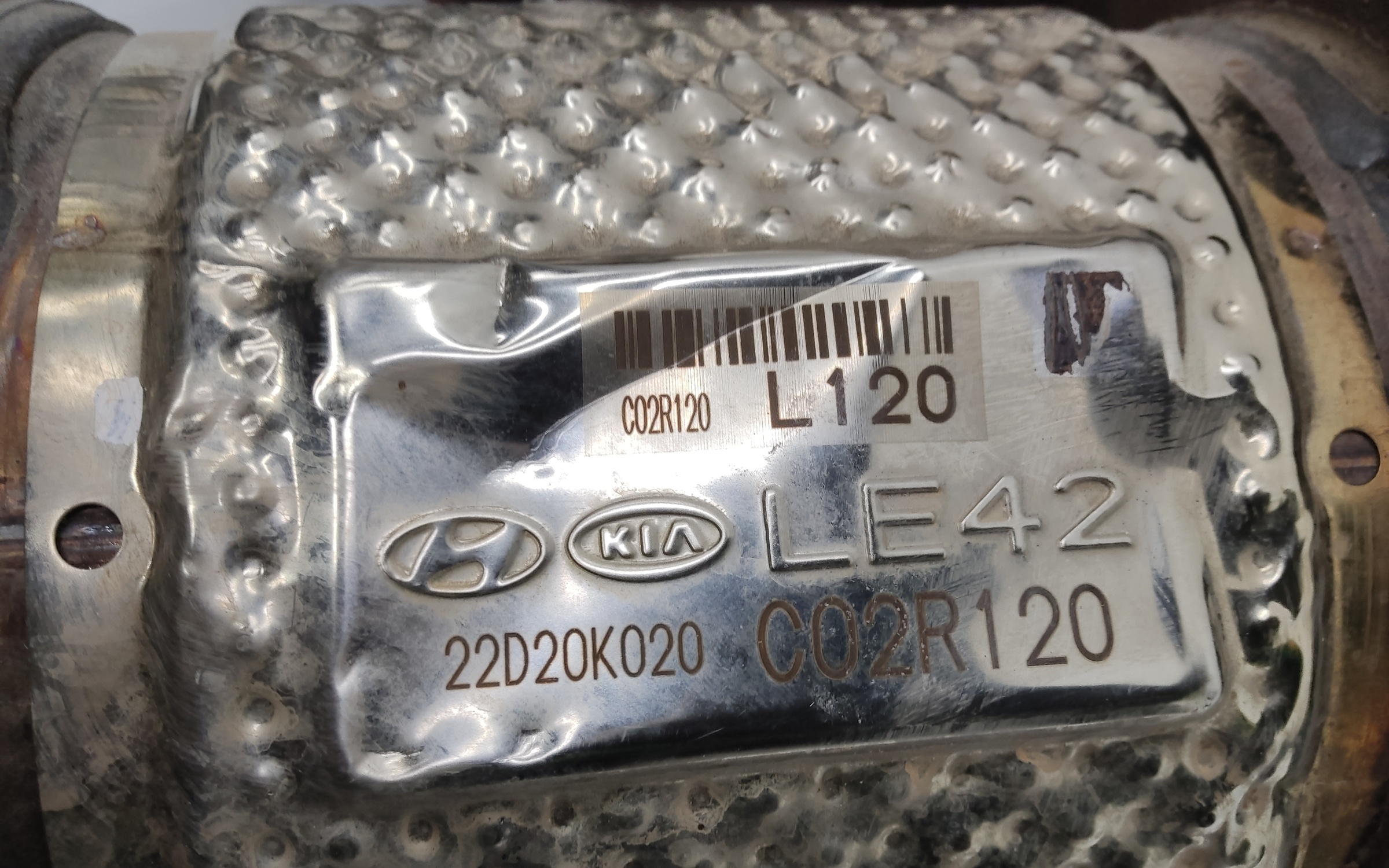 Катализатор Hyundai / Kia 2.0L Euro 5 дизель