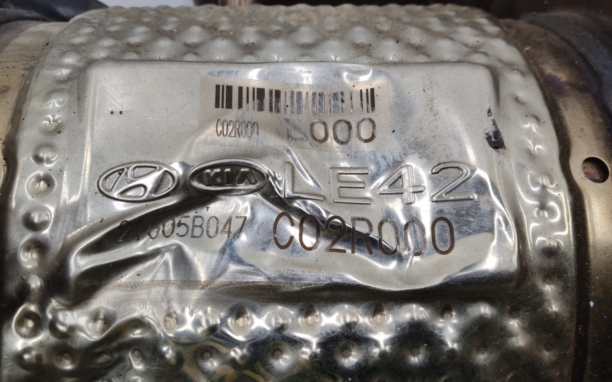 Катализатор Hyundai / Kia 2.2L Euro 6 дизель