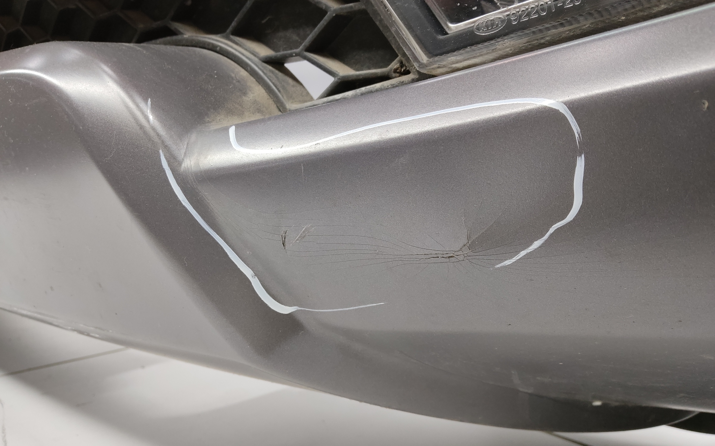 Бампер передний  Kia Mohave 1