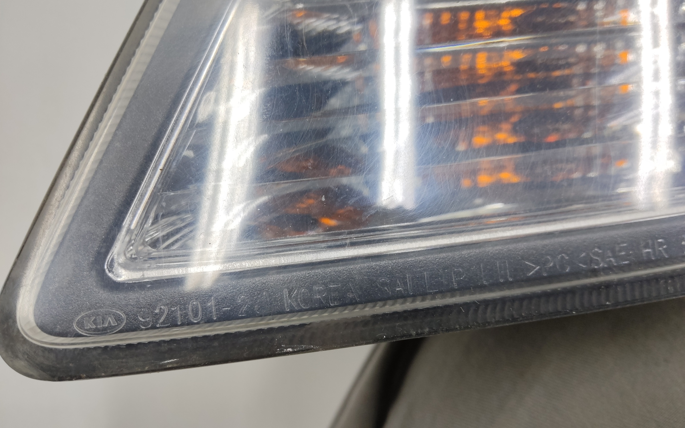 Комплект фар Kia Mohave 1 галоген линза Америка