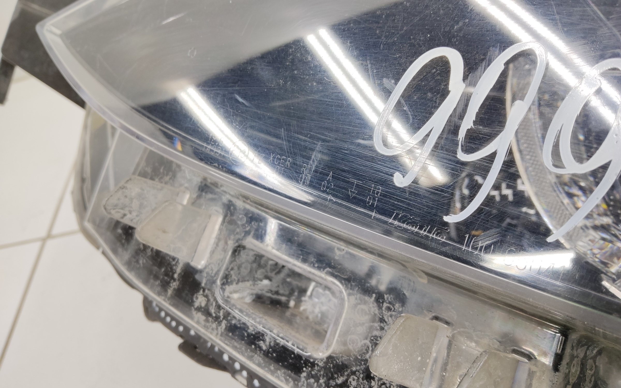 Фара передняя левая Mazda 6 GJ Restail LED 2 линзы адаптив ALH