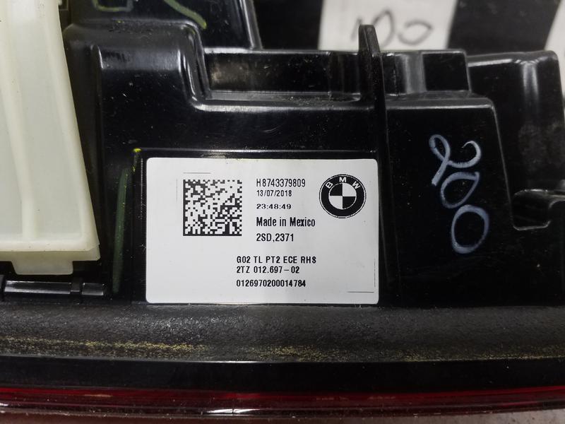 Фонарь задний правый внутренний BMW X4 G02 LED