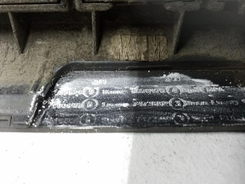Решётка радиатора правая BMW 5er G30 M-paket черная