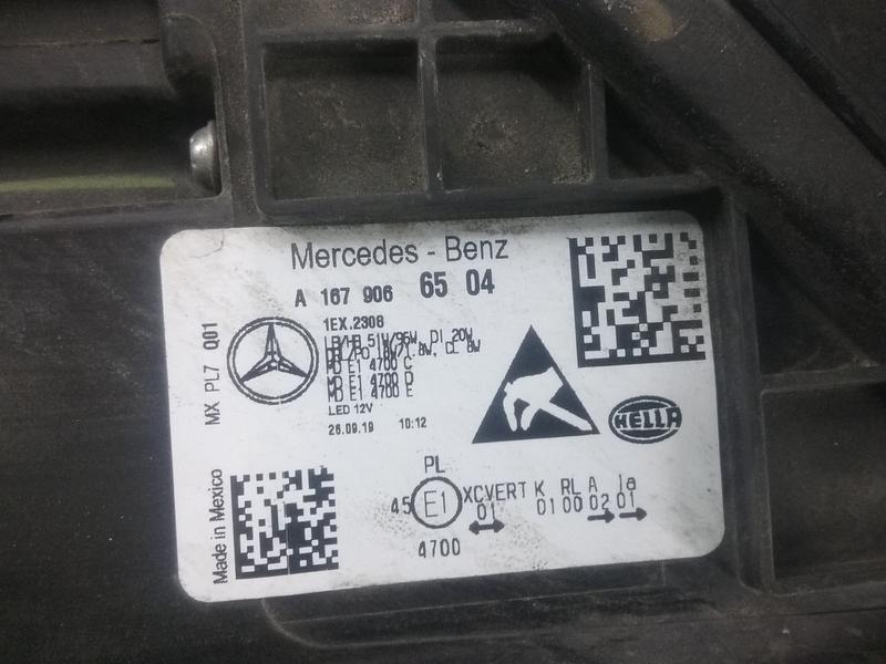 Фара передняя левая Mercedes Benz GLE-klasse V167 LED