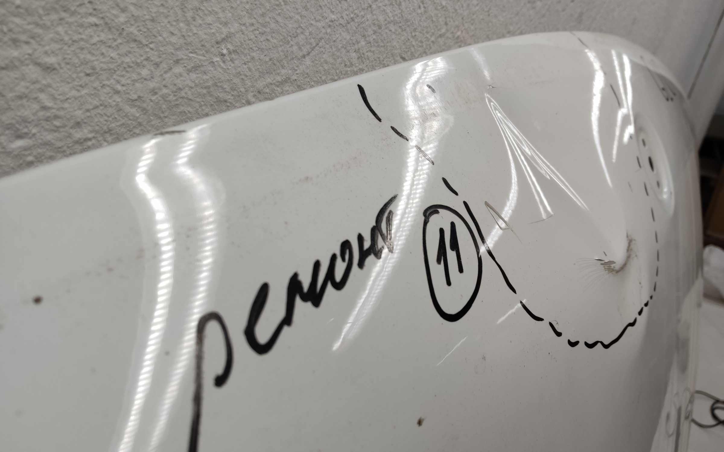 Капот Mercedes Benz GLC-Klasse X253