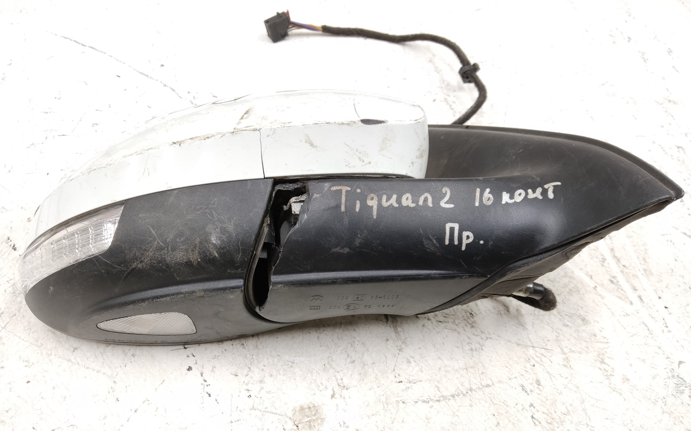 Зеркало правое Volkswagen Tiguan 1 13 контактов