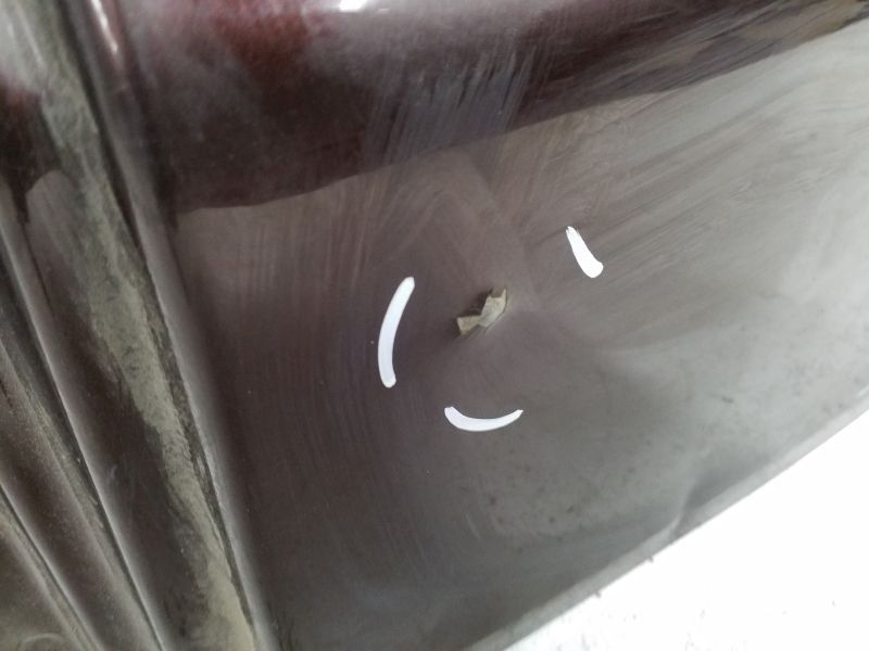 Дверь багажника правая распашная под стекло Renault Dokker