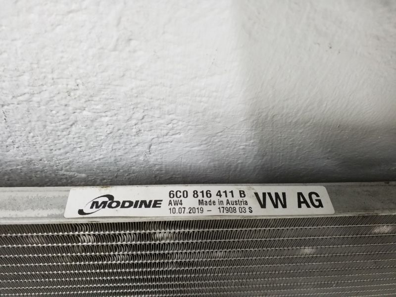Радиатор кондиционера Volkswagen Polo 5 Restail