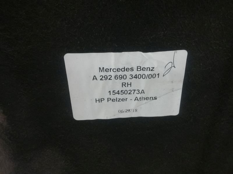 Подкрылок задний правый Mercedes Benz GLE-klasse C292
