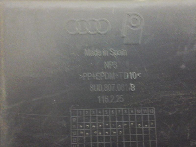 Накладка замковой панели Audi Q3