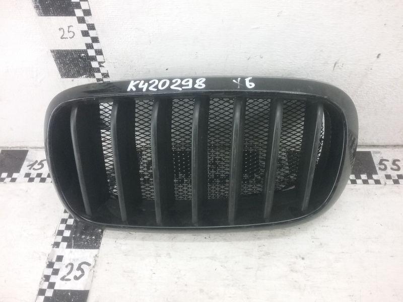 Решетка радиатора левая " черная " BMW X6 F16 M-paket