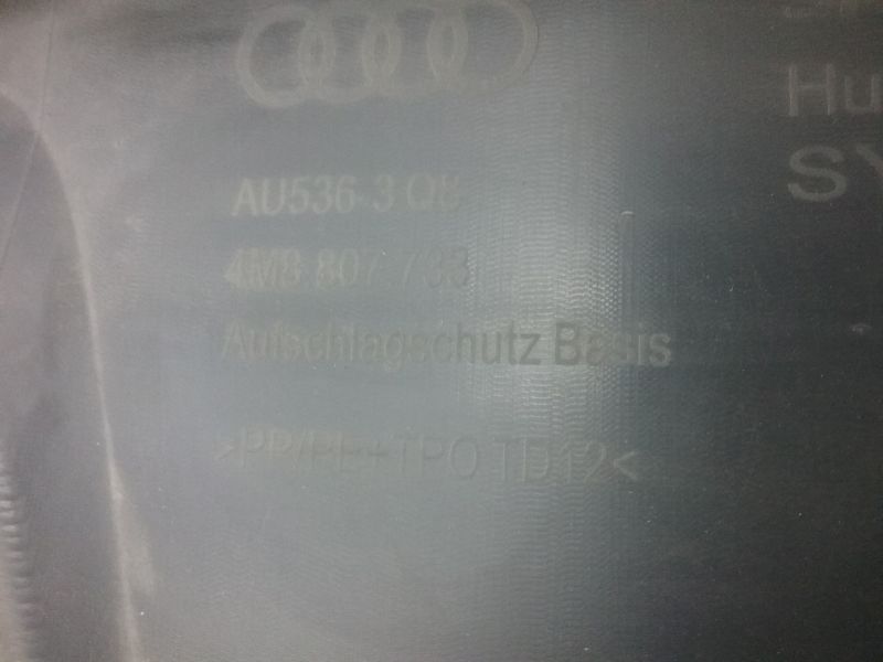 Накладка переднего бампера нижняя Audi Q8