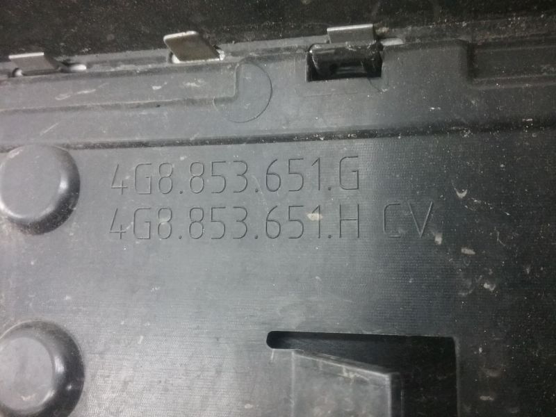 Решетка радиатора Audi A7 4G Restail черный глянец
