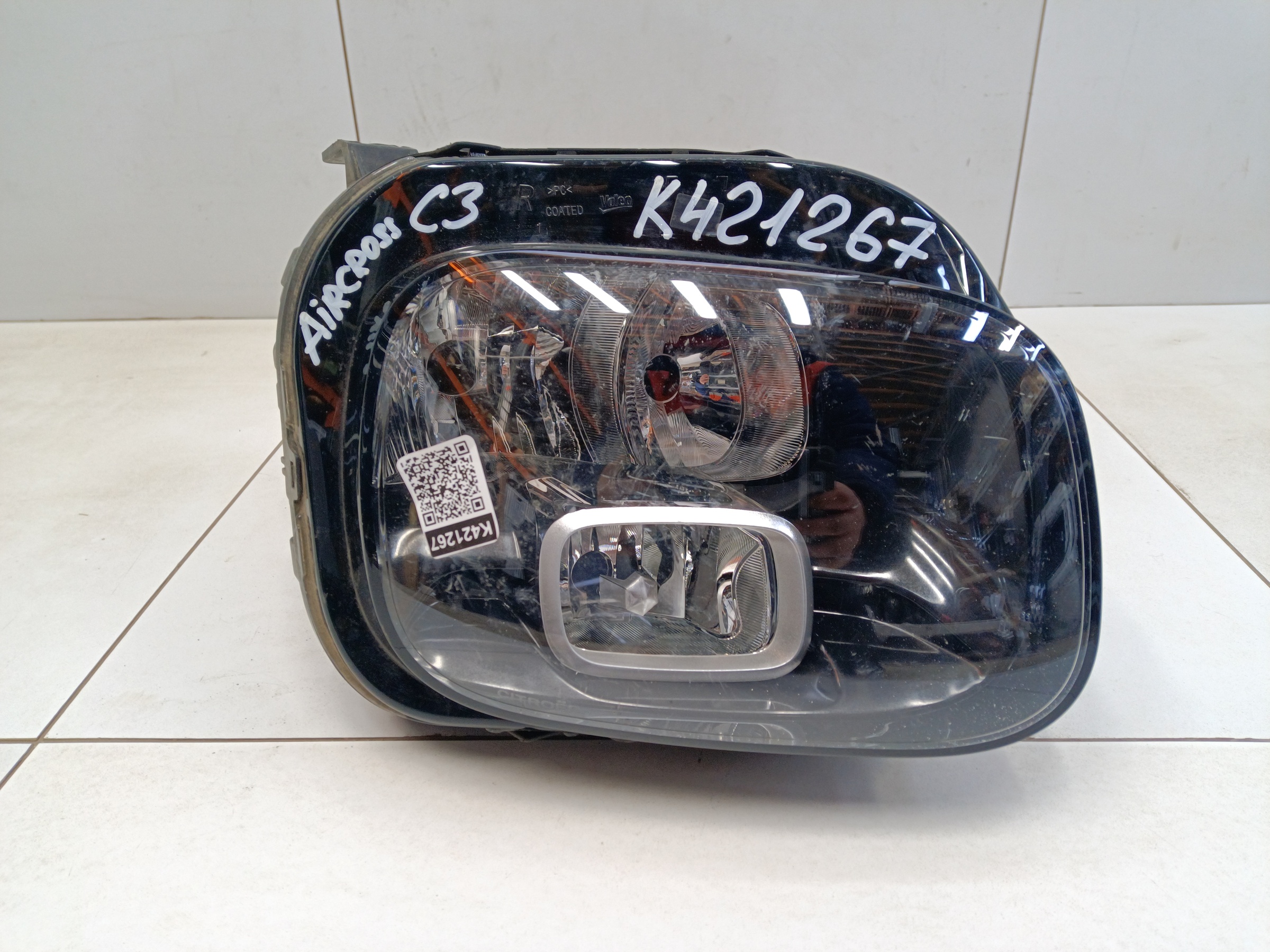 Фара передняя правая Citroen C3 Aircross галоген