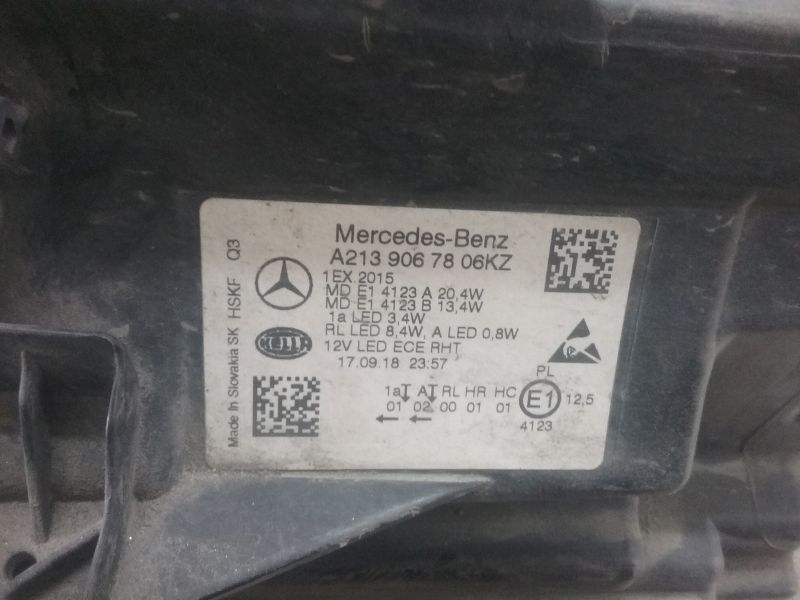 Фара передняя правая Mercedes Benz E-klasse W213 LED