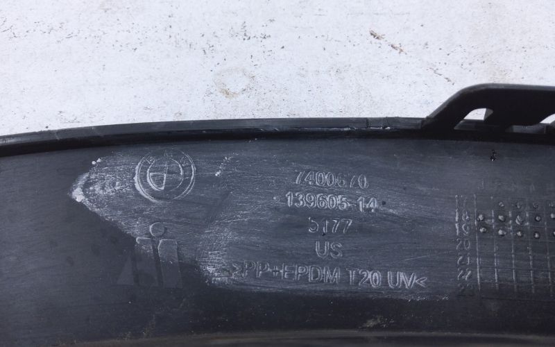 Накладка крыла заднего правого BMW X3 G01