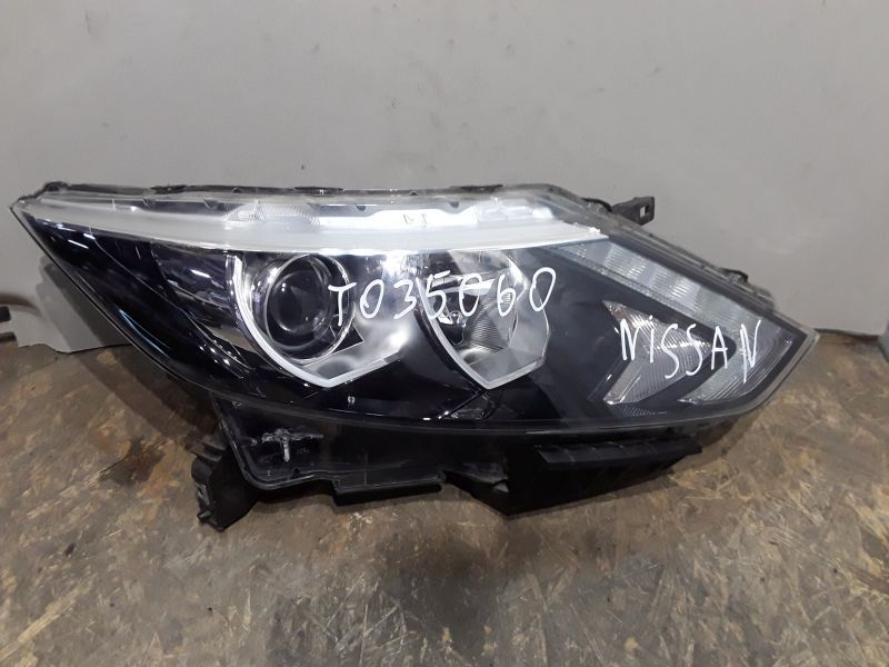 Фара передняя правая Nissan Qashqai 2 галоген ДХО
