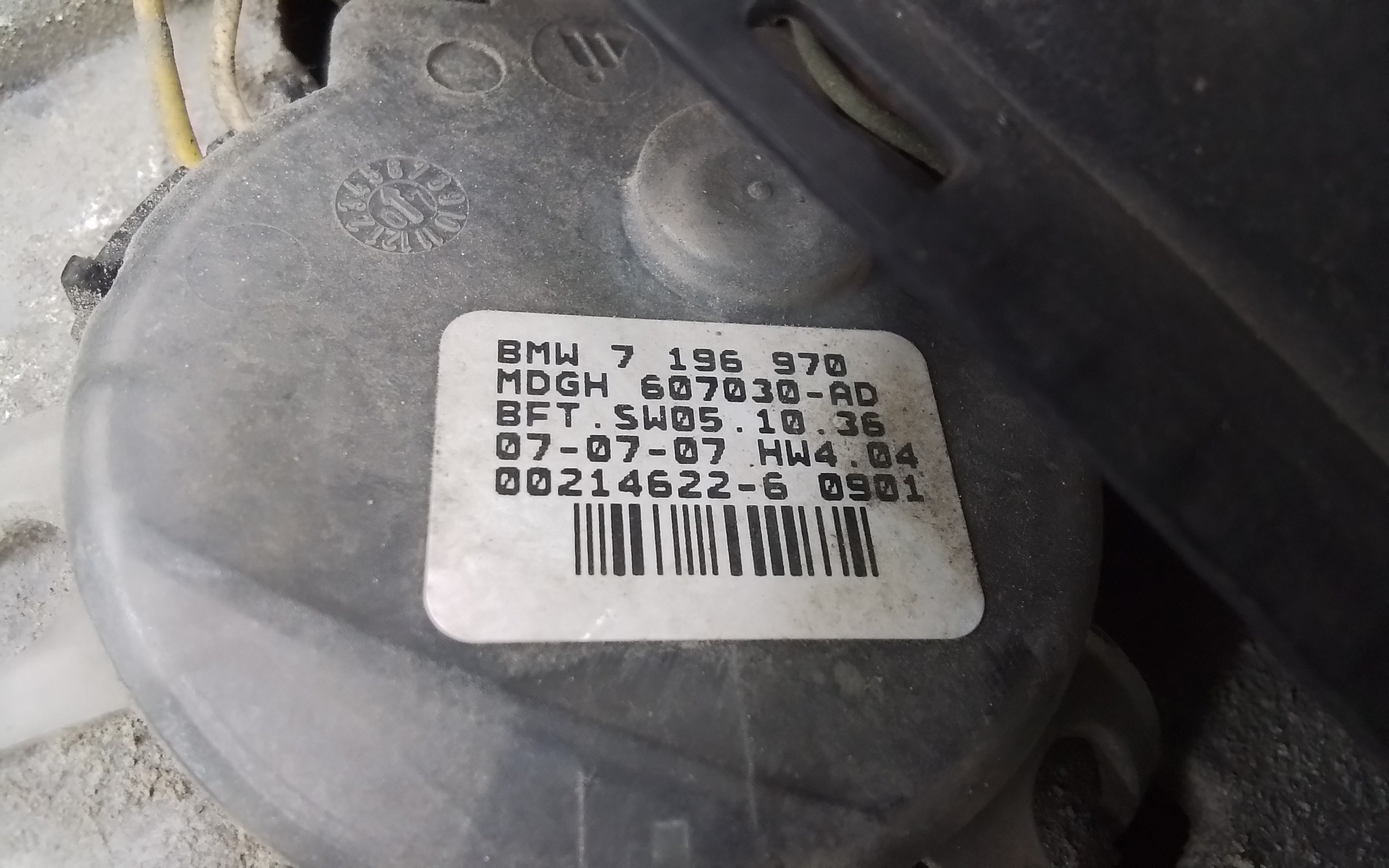 Зеркало заднего вида наружное правое BMW X5 E70  3 контакта