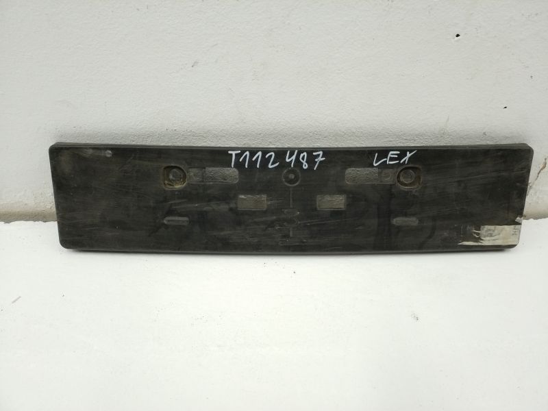 Накладка переднего бампера под номерной знак Lexus LX 3 Restail 2 