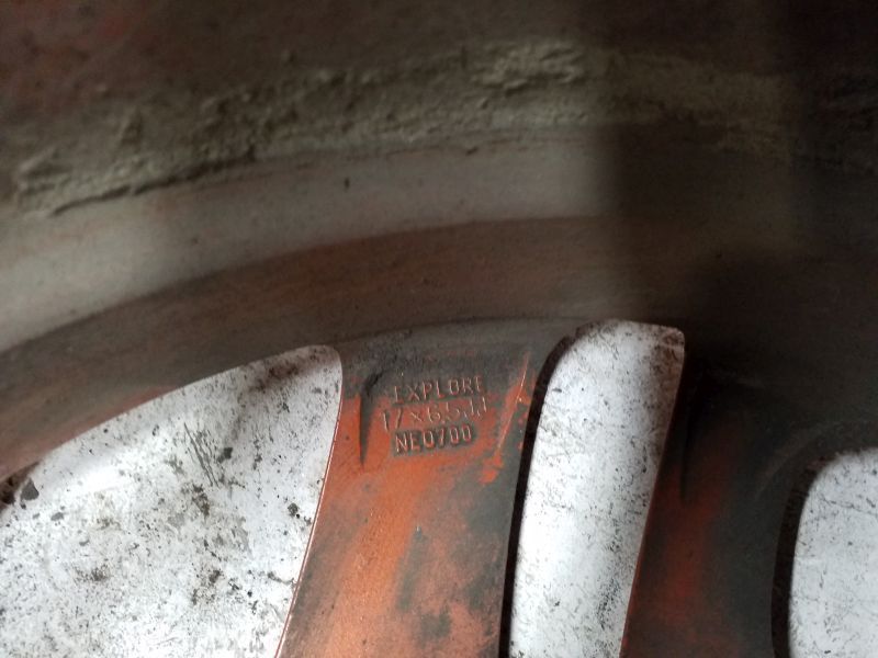 Диск колеса литой Renault Kaptur R17 &laquo; Explore &raquo; оранжевый